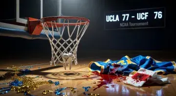 UCLA's Skyy Clark chips front tooth during NCAA tournament win over UCF