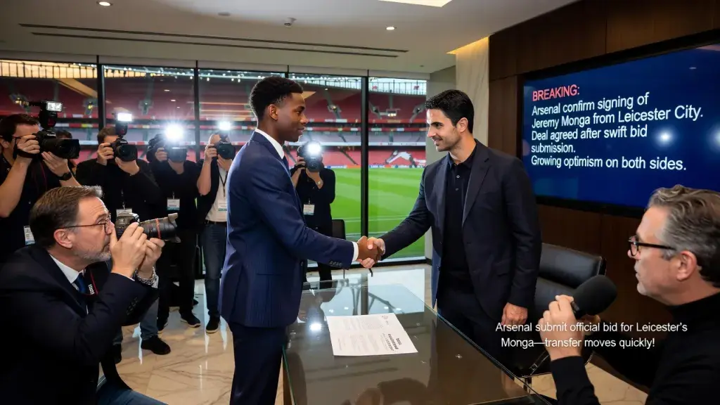 Arsenal Submit Official Bid for Leicester's Monga as Transfer Moves Quickly